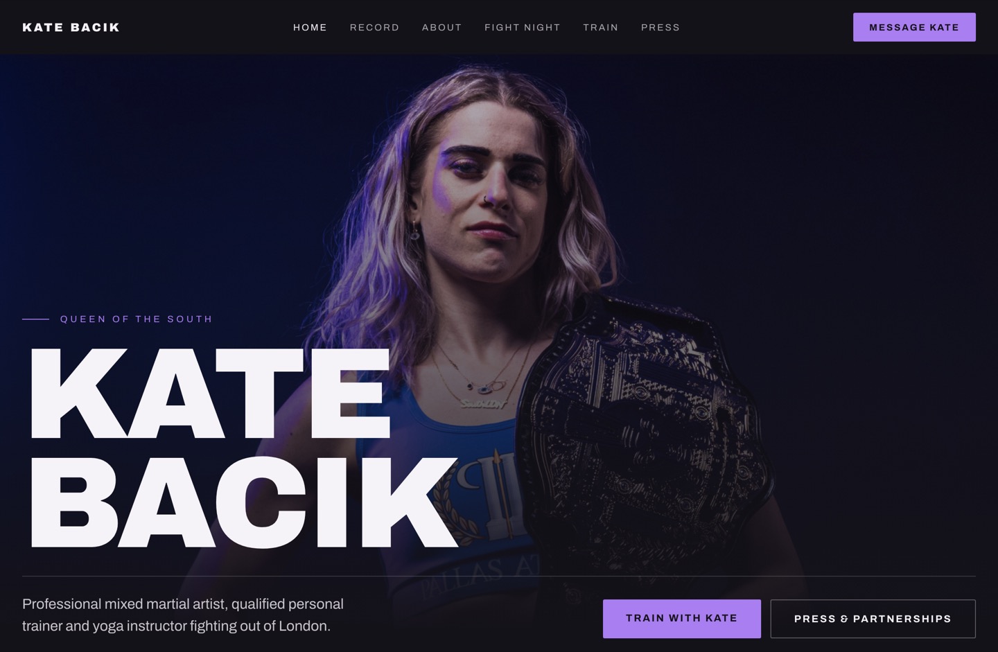 Kate Bacik homepage